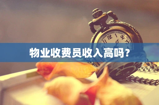 物业收费员收入高吗？