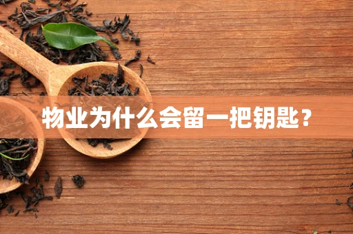 物业为什么会留一把钥匙？