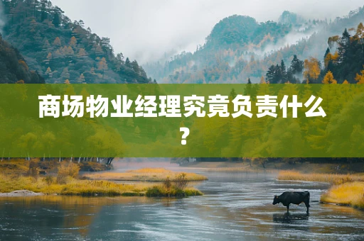 商场物业经理究竟负责什么？