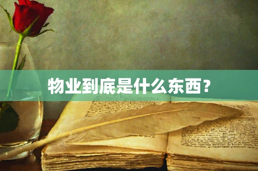 物业到底是什么东西？