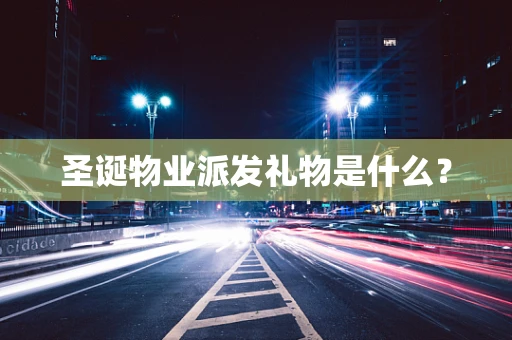 圣诞物业派发礼物是什么？