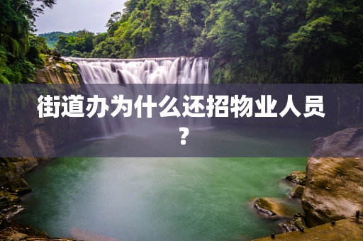 街道办为什么还招物业人员？