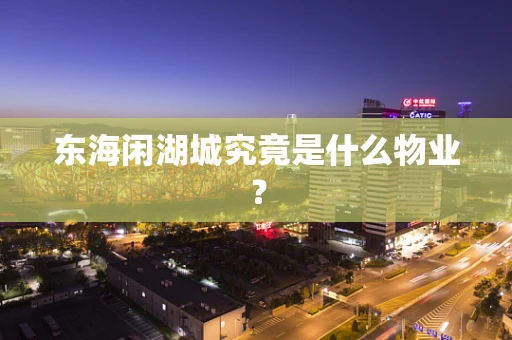 东海闲湖城究竟是什么物业？
