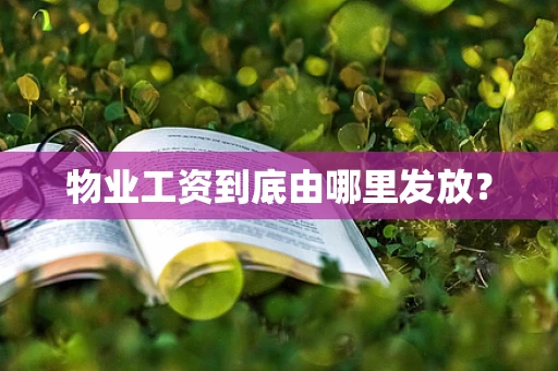 物业工资到底由哪里发放？