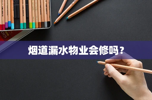 烟道漏水物业会修吗？