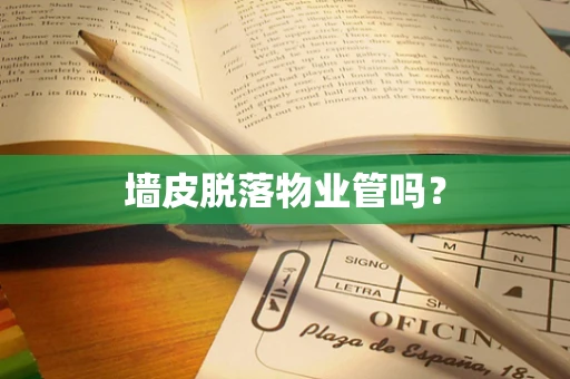 墙皮脱落物业管吗？