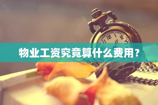 物业工资究竟算什么费用？