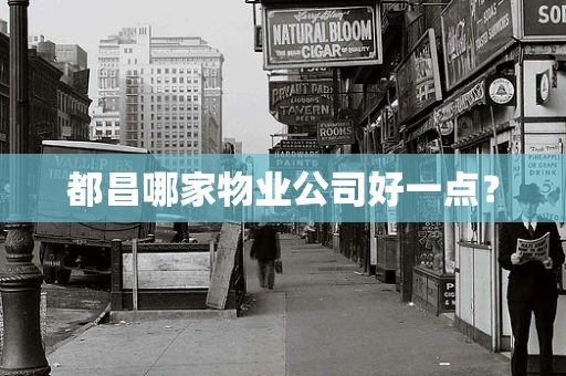 都昌哪家物业公司好一点？