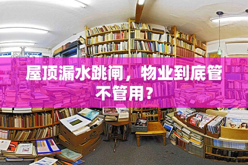 屋顶漏水跳闸，物业到底管不管用？
