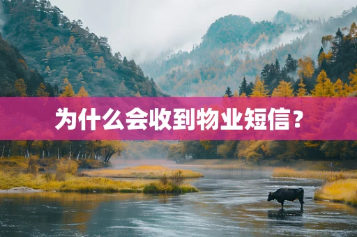 为什么会收到物业短信？